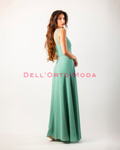 Carica l'immagine nel visualizzatore di Gallery, AZZURRO CELESTE abito monospalla