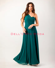 Carica l'immagine nel visualizzatore di Gallery, AZZURRO CELESTE abito monospalla