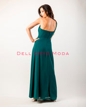 Carica l'immagine nel visualizzatore di Gallery, AZZURRO CELESTE abito monospalla