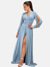 Load image into Gallery viewer, ABITO MIRANDA maniche lunghe spacco