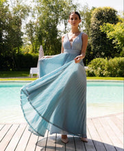 Load image into Gallery viewer, ABITO LUNGO GISELLA Plisse lurex
